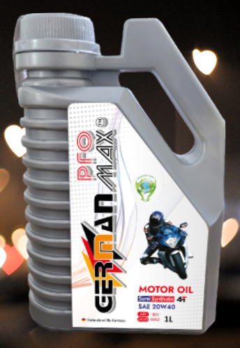 German Max Pro® Bike Lube 4T SAE 20W40 | API SM | JASO MA2 | 1 Liter